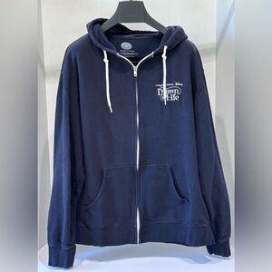 Men Women Unisex Navy Blue Hoodie Sweater Cirque du Soleil Drawn To Life